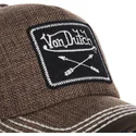 justerbar-brun-bojd-keps-arrow02-fran-von-dutch