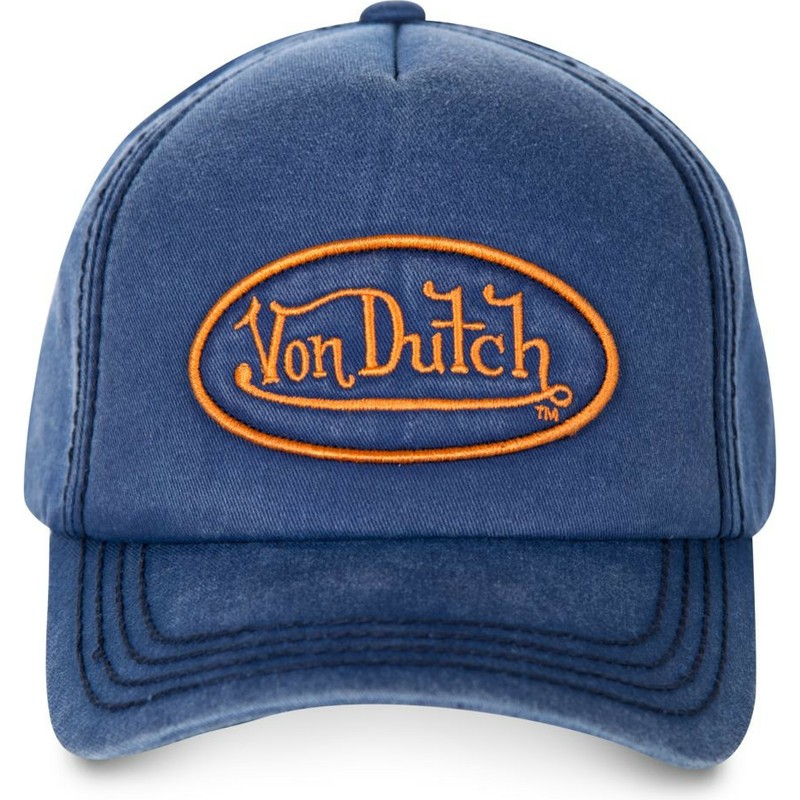 von-dutch-curved-brim-bob06-blue-adjustable-cap