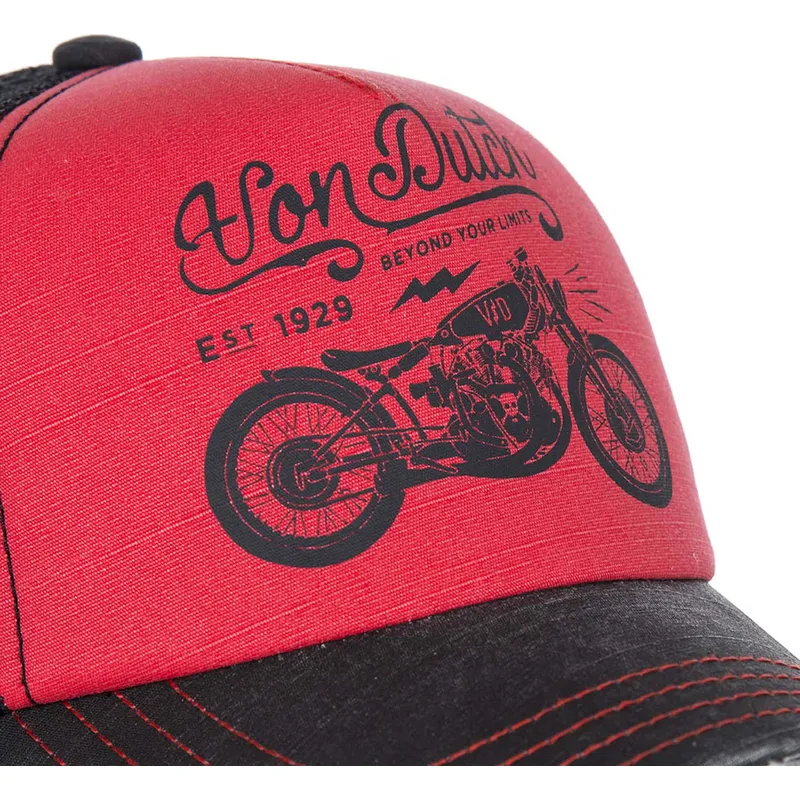kepsar-curva-rod-justerbart-band-av-von-dutch