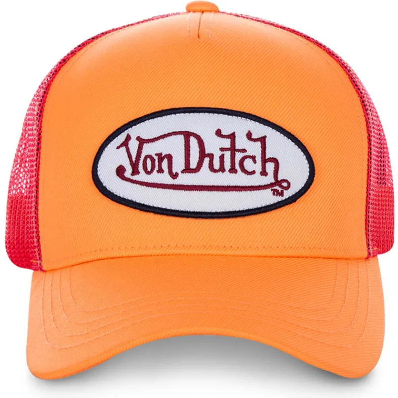truckerkeps-orange-och-rod-fresh03-fran-von-dutch