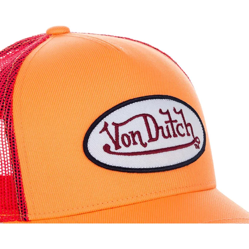 truckerkeps-orange-och-rod-fresh03-fran-von-dutch
