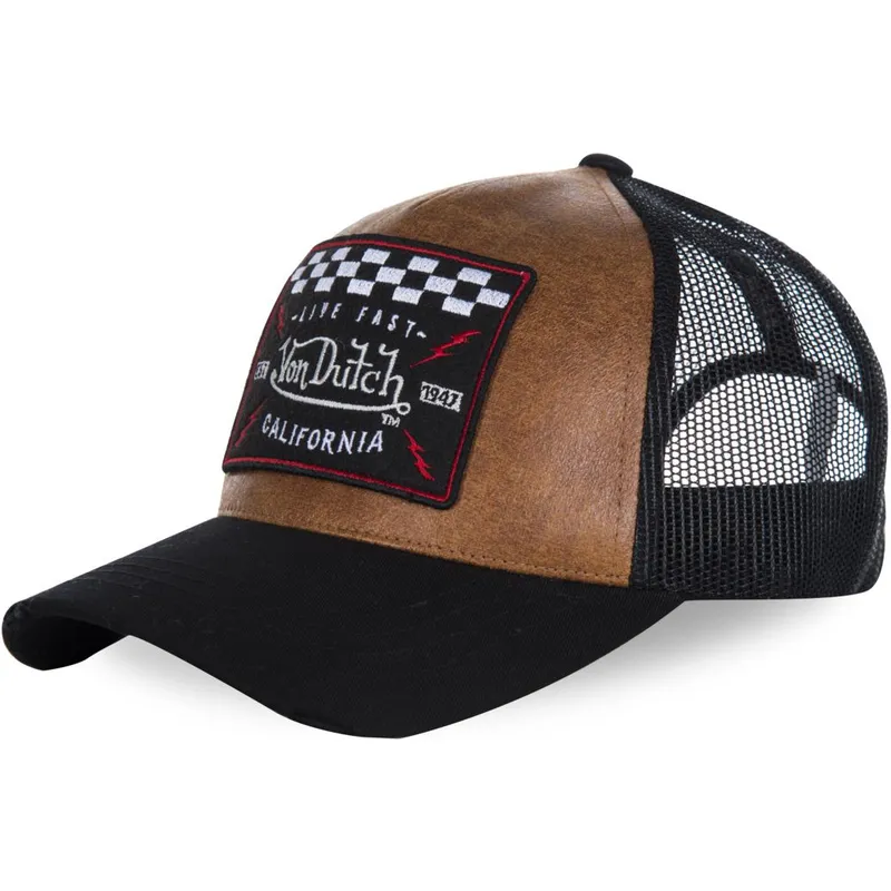 kepsar-curva-brun-snapback-av-von-dutch