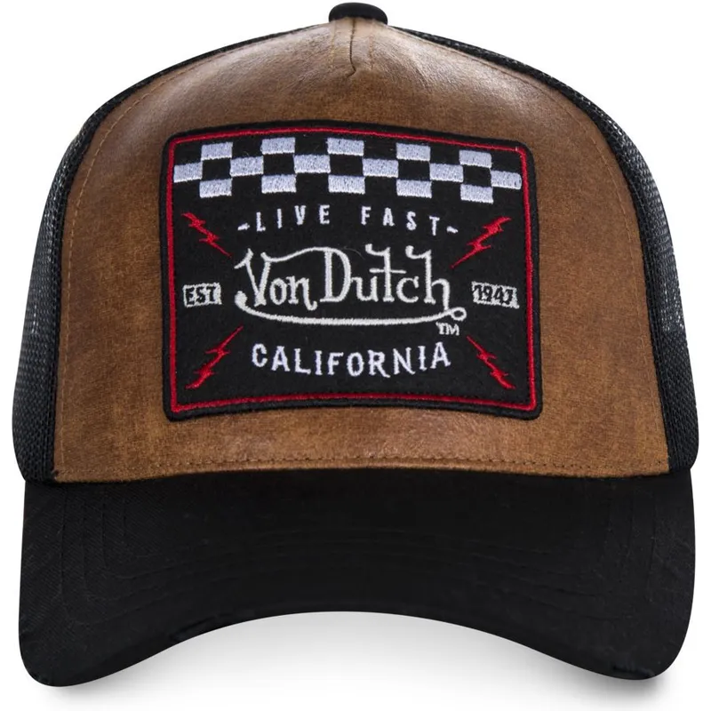 kepsar-curva-brun-snapback-av-von-dutch