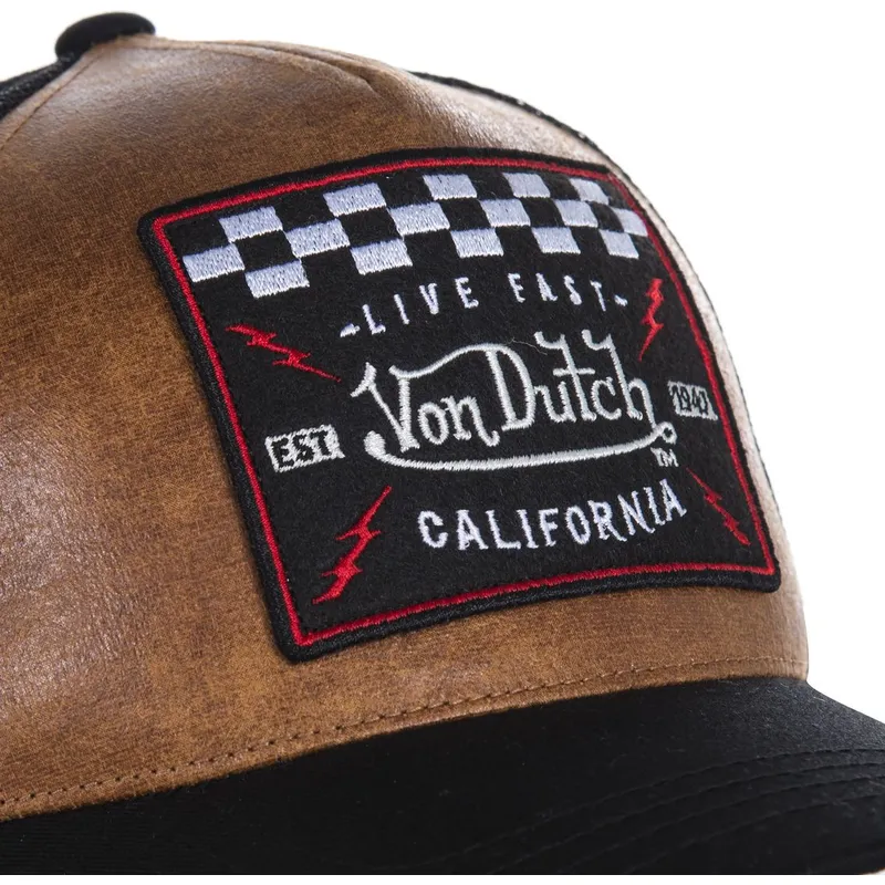 kepsar-curva-brun-snapback-av-von-dutch