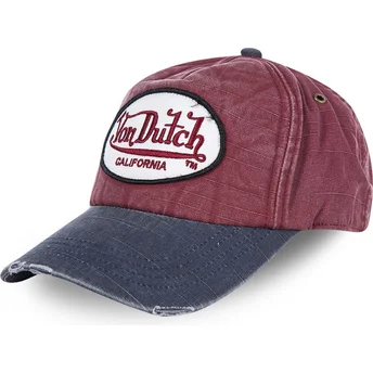 kepsar-curva-rod-justerbart-band-av-von-dutch