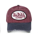kepsar-curva-rod-justerbart-band-av-von-dutch