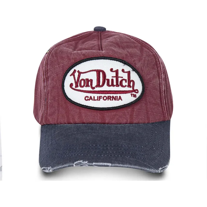 kepsar-curva-rod-justerbart-band-av-von-dutch