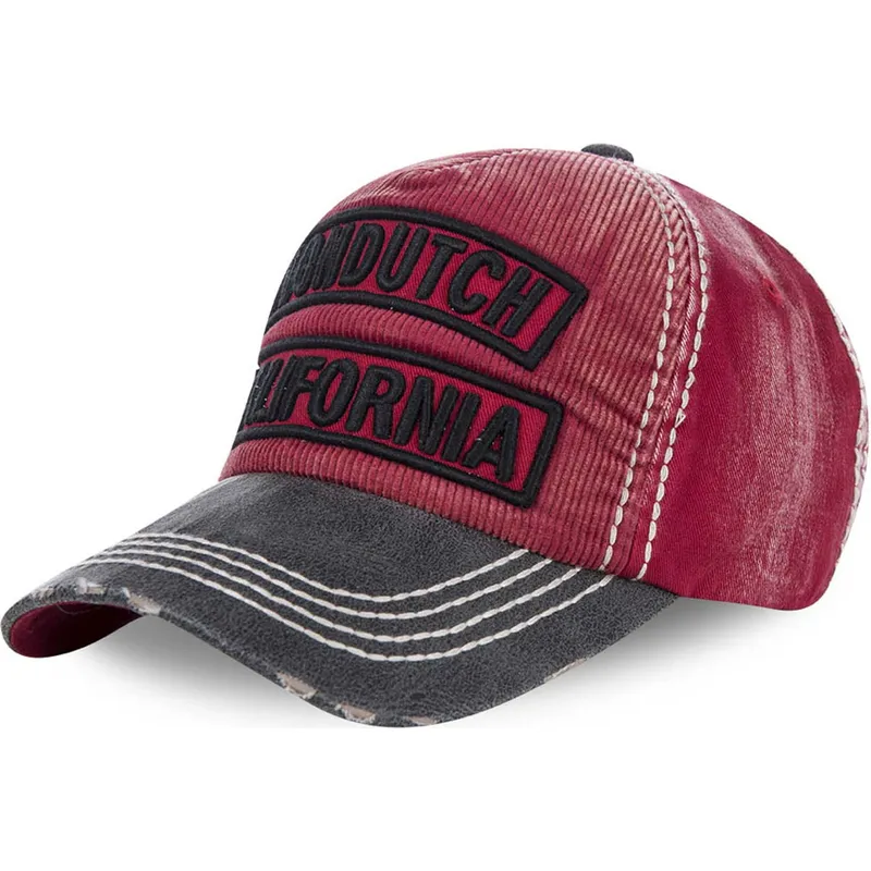 kepsar-curva-rod-justerbart-band-av-von-dutch