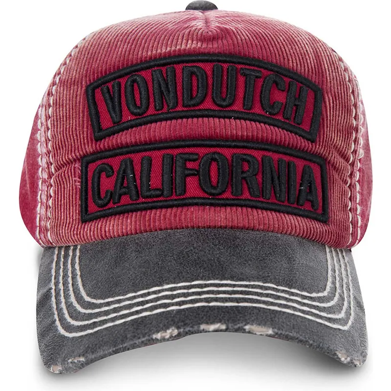 kepsar-curva-rod-justerbart-band-av-von-dutch