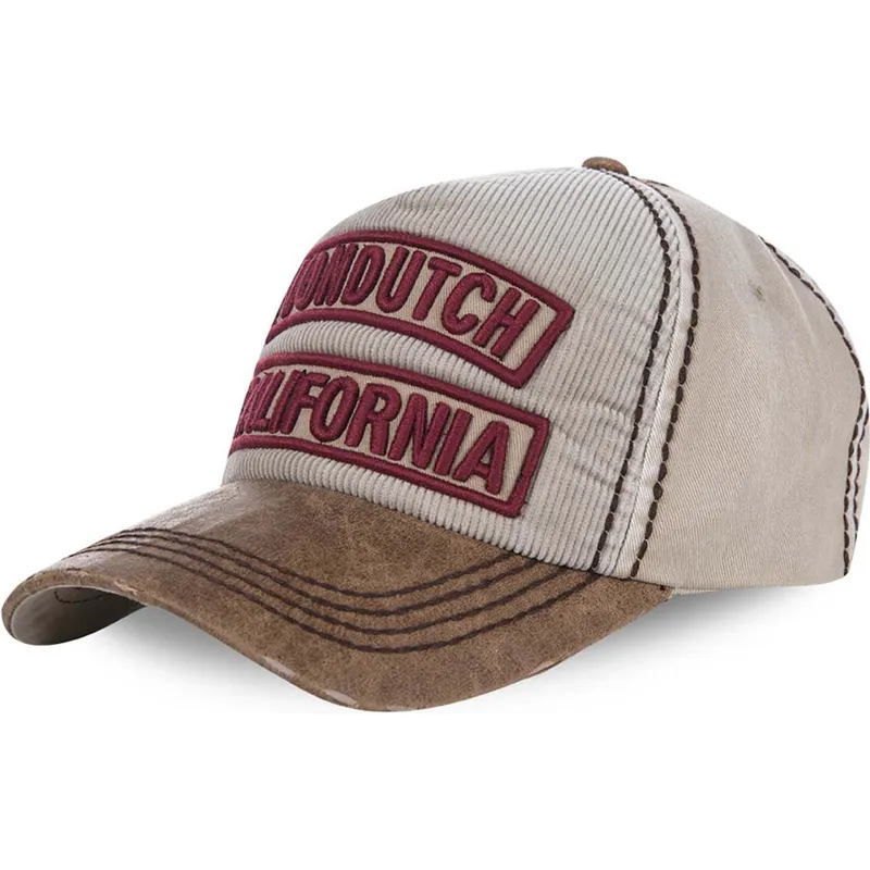 kepsar-curva-beige-justerbart-band-av-von-dutch
