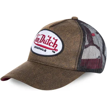 Kepsar böjd brun snapback OG av Von Dutch