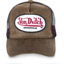 kepsar-curva-brun-snapback-av-von-dutch