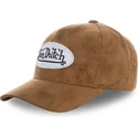 justerbar-brun-kurvad-keps-suede5-fran-von-dutch