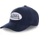 justerbar-morkbla-bojd-keps-suede8-fran-von-dutch