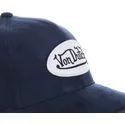 justerbar-morkbla-bojd-keps-suede8-fran-von-dutch