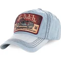 justerbar-ljusbla-denim-effekt-bojd-keps-terry02-fran-von-dutch