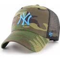 truckerkeps-kamouflage-med-bla-new-york-yankees-logga-mlb-mvp-branson-fran-47-brand