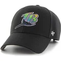 kepsar-curva-svart-justerbart-band-fran-tampa-bay-rays-mlb-av-47-brand