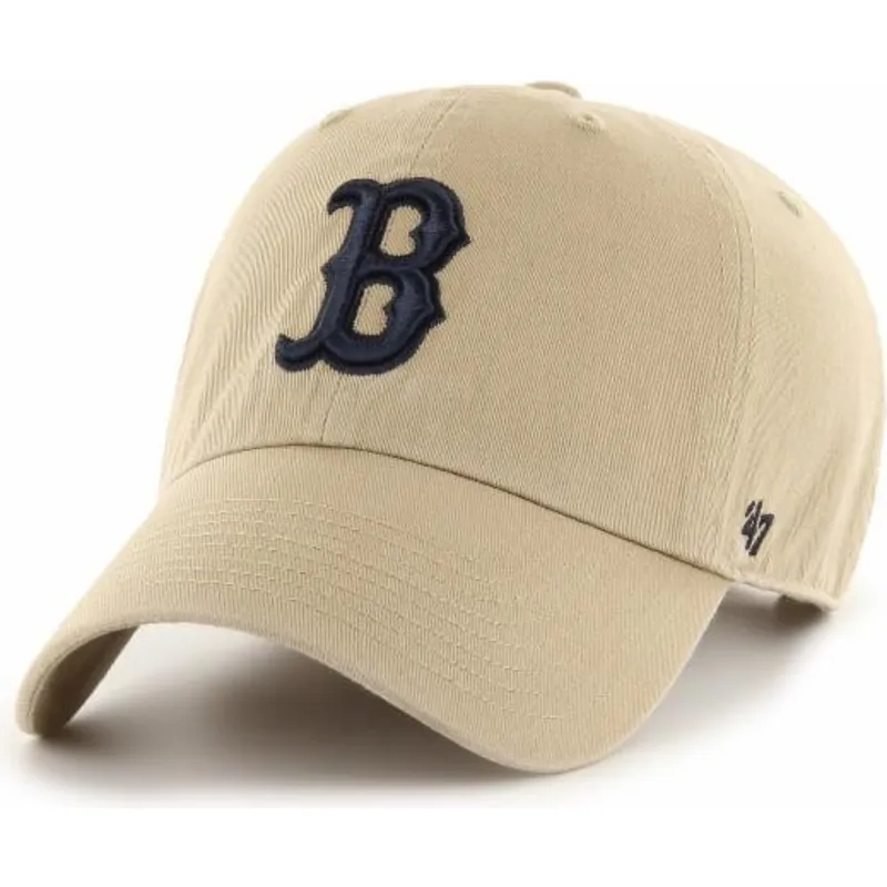 kepsar-curva-beige-justerbart-band-negro-fran-boston-red-sox-mlb-av-47-brand