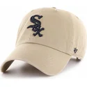 kepsar-curva-beige-justerbart-band-negro-fran-chicago-white-sox-mlb-av-47-brand