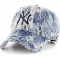 47-brand-mlb-clean-up-splat-new-york-yankees-bla-bojd-keps-med-bla-logotyp