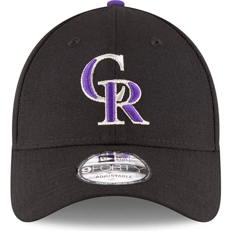 svart-justerbar-kurvad-keps-9forty-the-league-fran-colorado-rockies-mlb-av-new-era