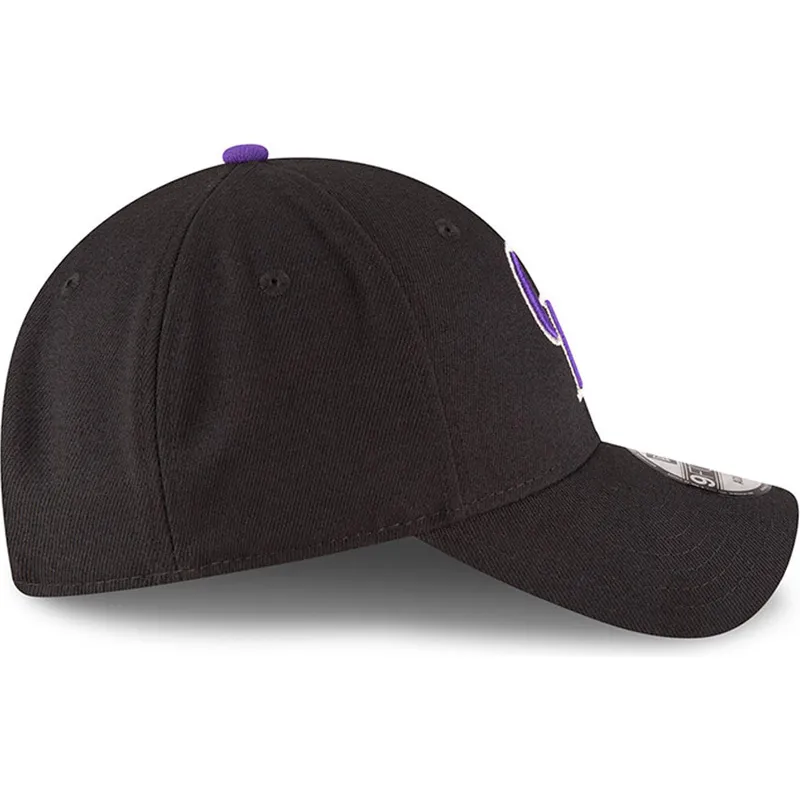 svart-justerbar-kurvad-keps-9forty-the-league-fran-colorado-rockies-mlb-av-new-era
