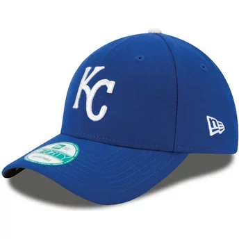 Justerbar blå kurvad keps 9FORTY The League från Kansas City Royals MLB av New Era