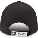 svart-justerbar-bojd-keps-9forty-the-league-av-miami-marlins-mlb-fran-new-era