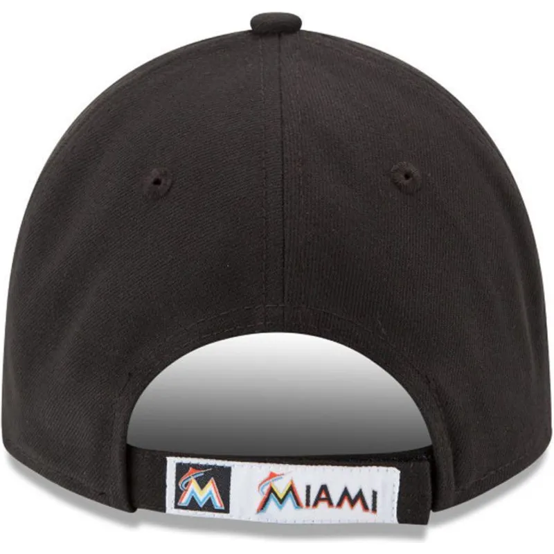 kepsar-curva-svart-justerbart-band-9forty-the-league-fran-miami-marlins-mlb-av-new-era