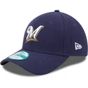 kepsar-curva-marinbla-justerbart-band-9forty-the-league-fran-milwaukee-brewers-mlb-av-new-era