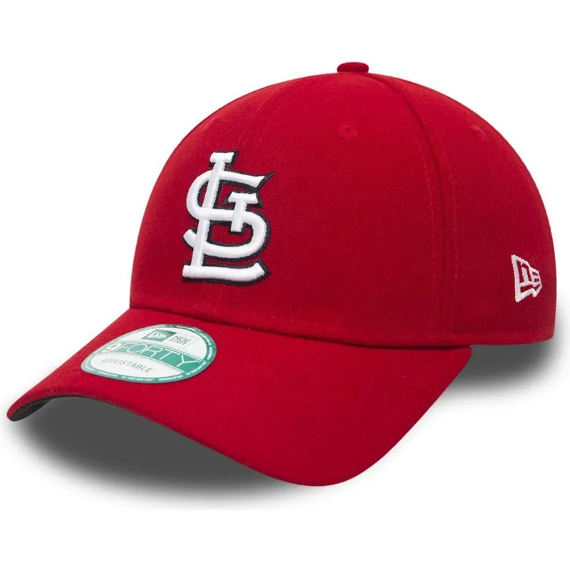 kepsar-curva-rod-justerbart-band-9forty-the-league-fran-st-louis-cardinals-mlb-av-new-era