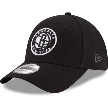 kepsar-curva-svart-justerbart-band-9forty-the-league-fran-brooklyn-nets-nba-av-new-era