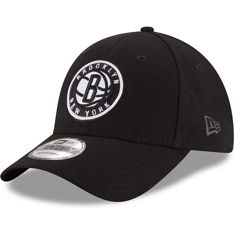 kepsar-curva-svart-justerbart-band-9forty-the-league-fran-brooklyn-nets-nba-av-new-era
