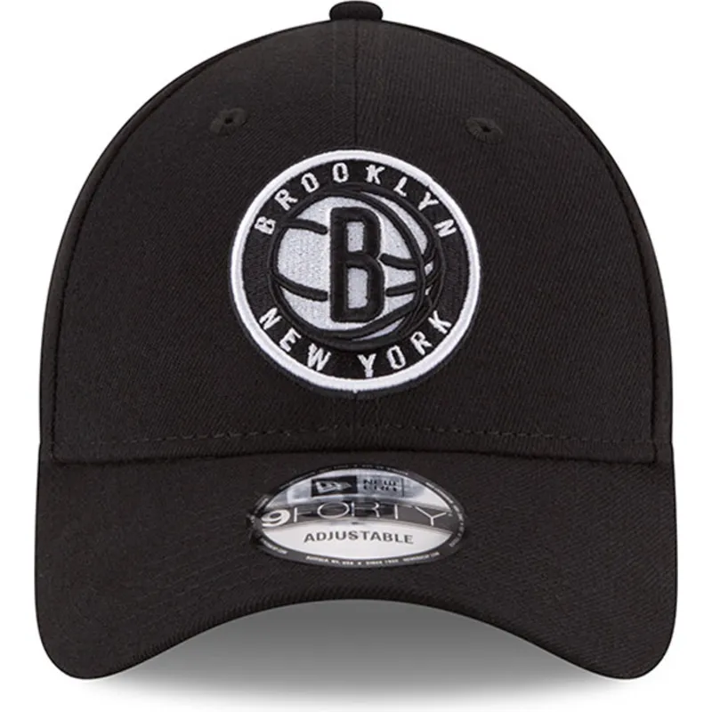 kepsar-curva-svart-justerbart-band-9forty-the-league-fran-brooklyn-nets-nba-av-new-era