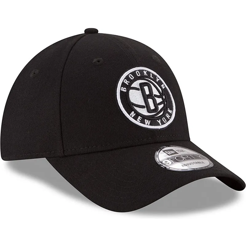 kepsar-curva-svart-justerbart-band-9forty-the-league-fran-brooklyn-nets-nba-av-new-era