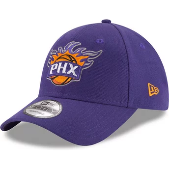 Justerbar lila böjd keps 9FORTY The League från Phoenix Suns NBA av New Era