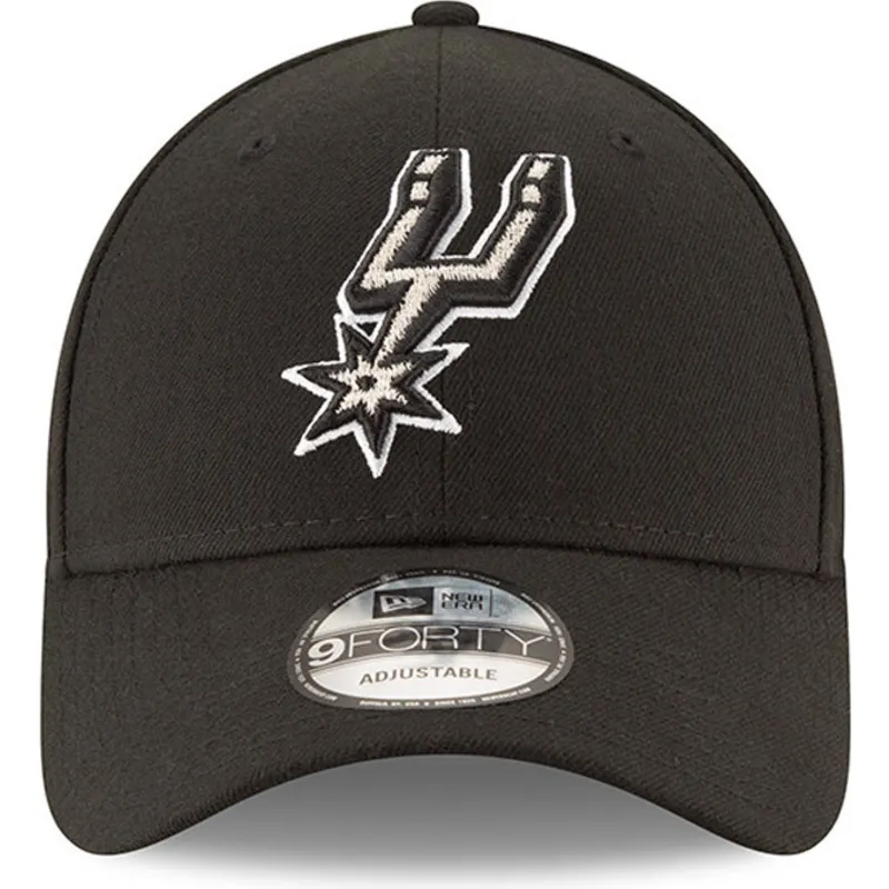 svart-justerbar-kurvad-keps-9forty-the-league-fran-san-antonio-spurs-nba-av-new-era