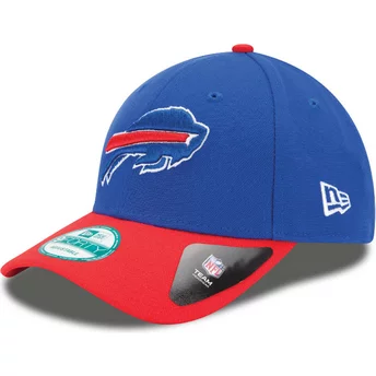 Justerbar blå och röd böjd keps 9FORTY The League från Buffalo Bills NFL av New Era
