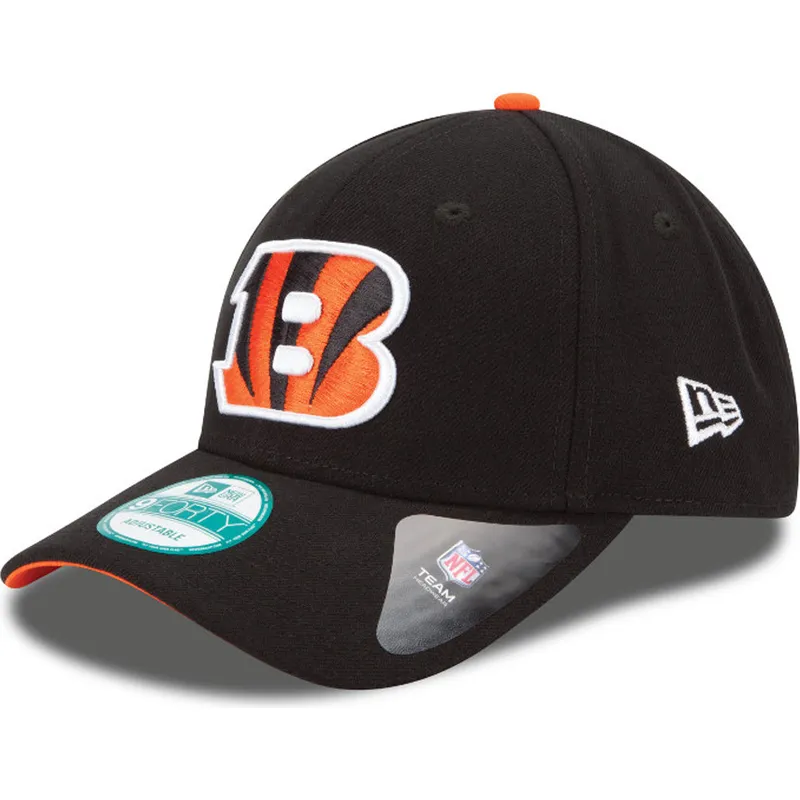 kepsar-curva-svart-justerbart-band-9forty-the-league-fran-cincinnati-bengals-nfl-av-new-era