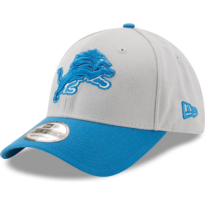kepsar-curva-gra-justerbart-band-9forty-the-league-fran-detroit-lions-nfl-av-new-era