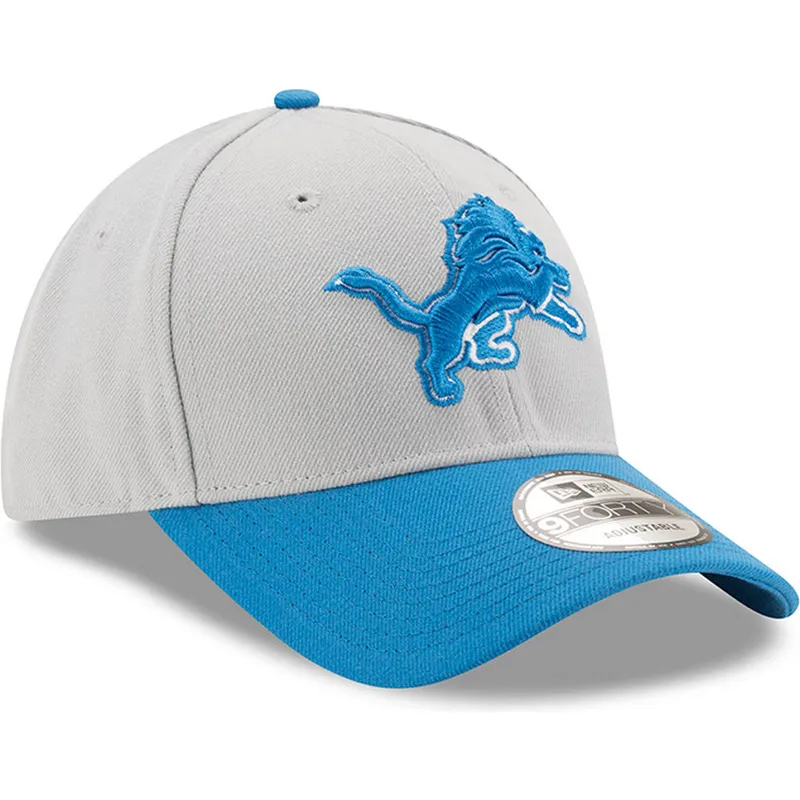 kepsar-curva-gra-justerbart-band-9forty-the-league-fran-detroit-lions-nfl-av-new-era