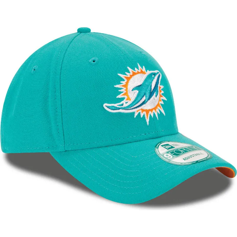 kepsar-curva-bla-justerbart-band-9forty-team-fran-miami-dolphins-nfl-av-new-era