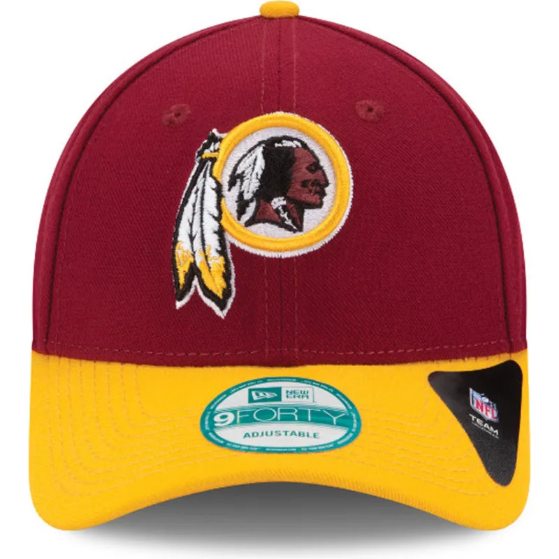 kepsar-curva-rod-justerbart-band-9forty-the-league-fran-washington-commanders-nfl-av-new-era
