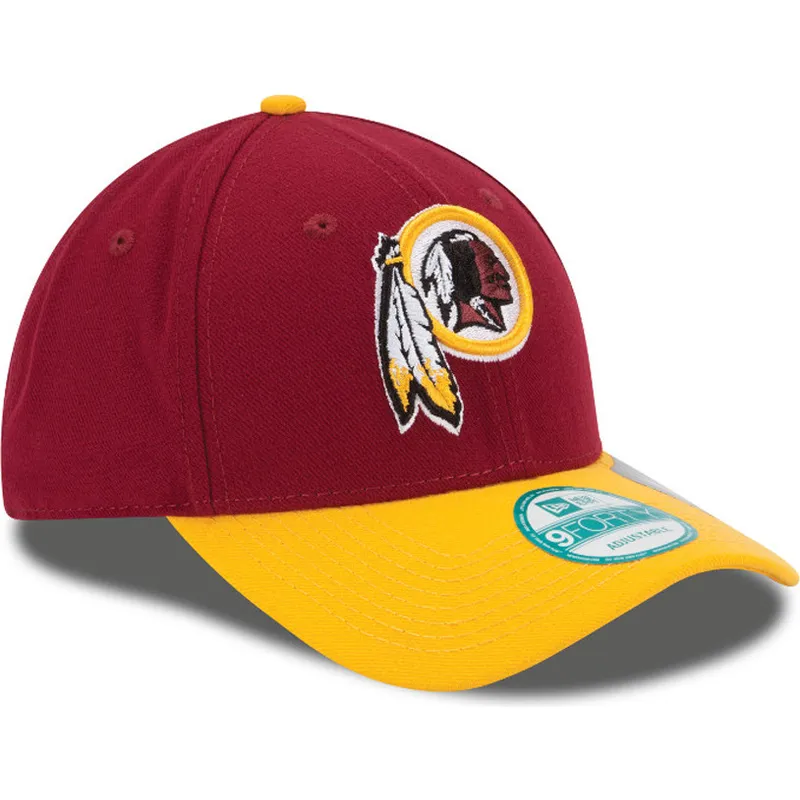 kepsar-curva-rod-justerbart-band-9forty-the-league-fran-washington-commanders-nfl-av-new-era