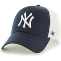 kepsar-curva-marinbla-snapback-for-barn-fran-new-york-yankees-mlb-av-47-brand