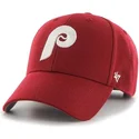 justerbar-rod-bojd-keps-med-philadelphia-phillies-klassiska-logotyp-mlb-mvp-cooperstown-fran-47-brand