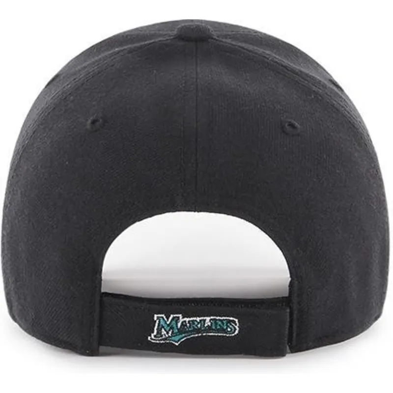 kepsar-curva-svart-justerbart-band-clasico-fran-miami-marlins-mlb-av-47-brand
