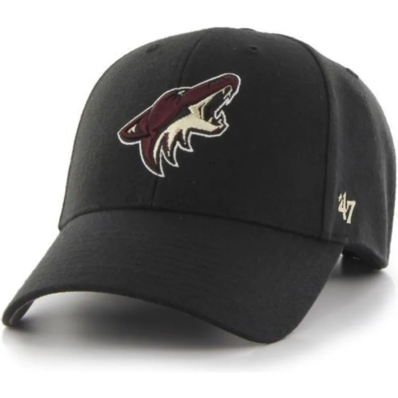 kepsar-curva-svart-justerbart-band-fran-arizona-coyotes-nhl-av-47-brand