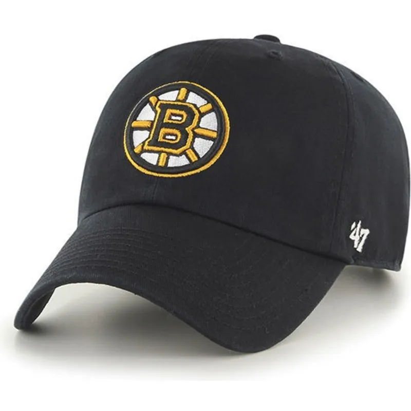 kepsar-curva-svart-justerbart-band-fran-boston-bruins-nhl-av-47-brand
